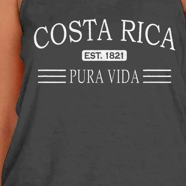 Costa Rica Pura Vida Women's Knotted Racerback Tank