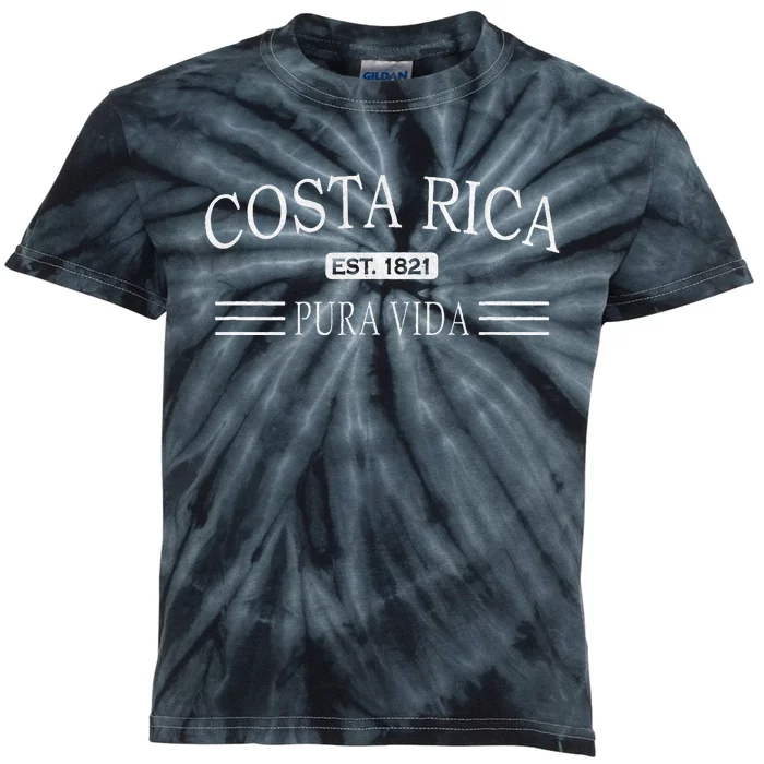 Costa Rica Pura Vida Kids Tie-Dye T-Shirt