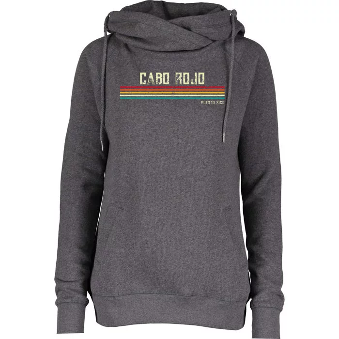 Cabo Rojo Puerto Rico Womens Funnel Neck Pullover Hood