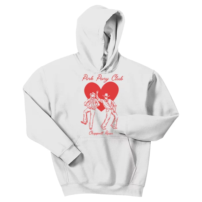 Chappell Roan Pink Pony Club Kids Hoodie