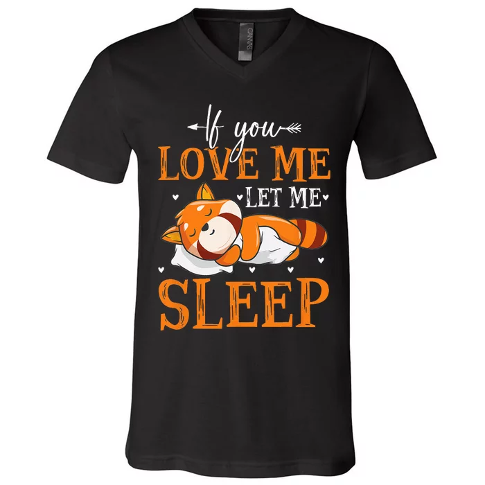 Cute Red Panda Red Panda V-Neck T-Shirt