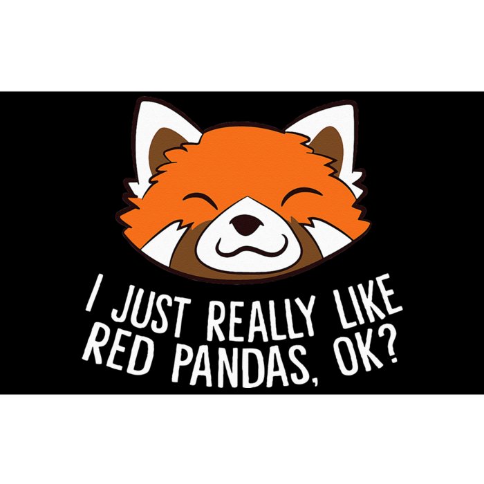 Cute Red Panda I Just Really Like Red Pandas Ok Bumper Sticker