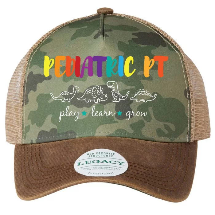 Cute Rainbow Pediatric PT Shirts Kids Physical Therapist Legacy Tie Dye Trucker Hat