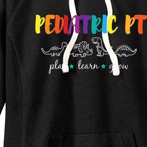 Cute Rainbow Pediatric PT Shirts Kids Physical Therapist Women's Fleece Hoodie