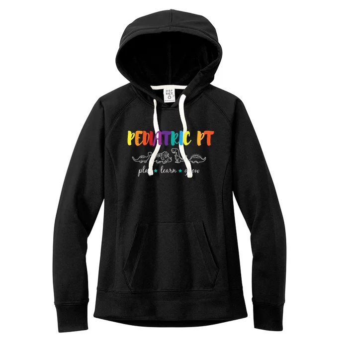 Cute Rainbow Pediatric PT Shirts Kids Physical Therapist Women's Fleece Hoodie