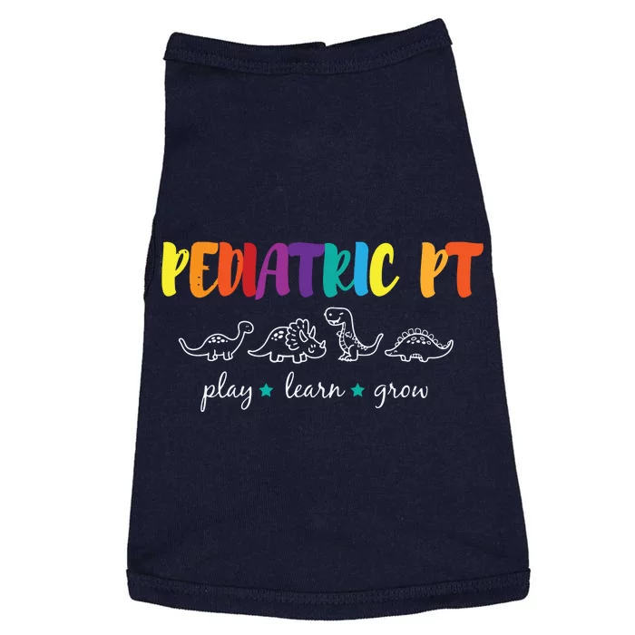 Cute Rainbow Pediatric PT Shirts Kids Physical Therapist Doggie Tank