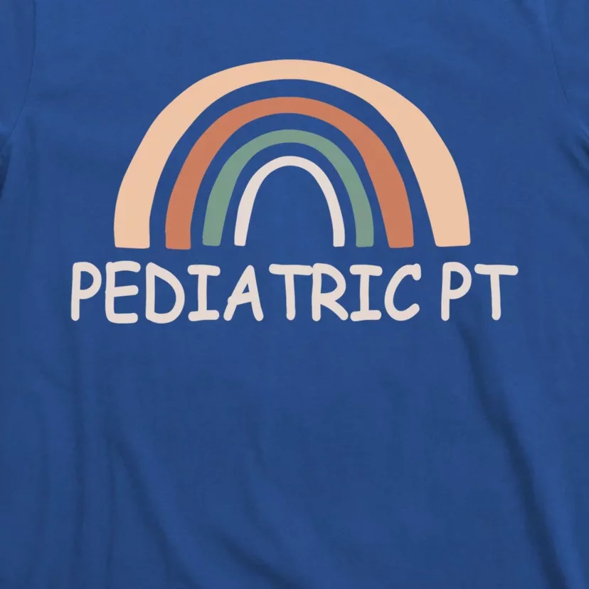 Cute Rainbow Pediatric Physical Therapy Gift Pt Therapist Gift T-Shirt