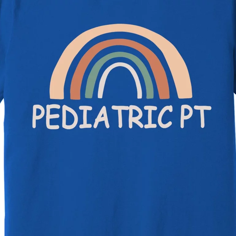 Cute Rainbow Pediatric Physical Therapy Gift Pt Therapist Gift Premium T-Shirt