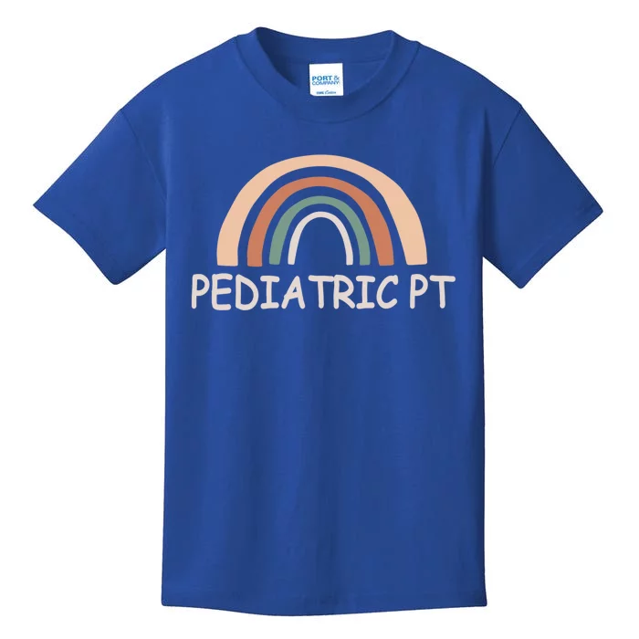 Cute Rainbow Pediatric Physical Therapy Gift Pt Therapist Gift Kids T-Shirt