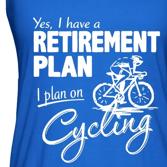 Cycling Retirement Plan Cyclist Bicycle Ladies Essential Flowy Tank