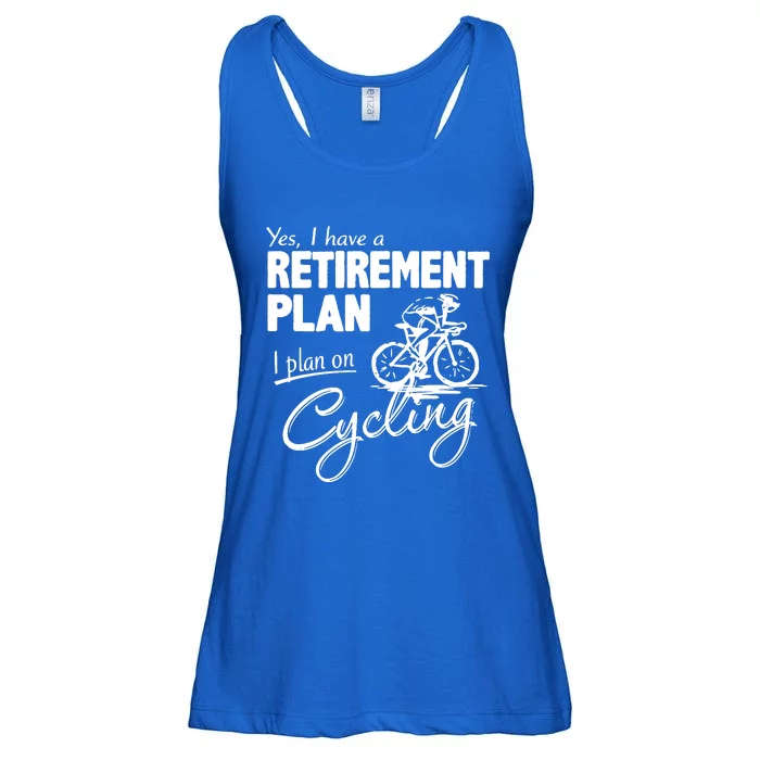 Cycling Retirement Plan Cyclist Bicycle Ladies Essential Flowy Tank