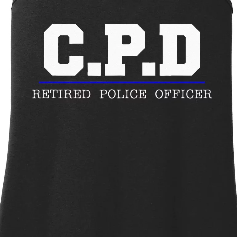 C.P.D Retired Police Officer Chicago PD Gift Ladies Essential Tank