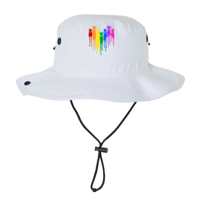 Cute Rainbow Painted Turtles Heart Legacy Cool Fit Booney Bucket Hat