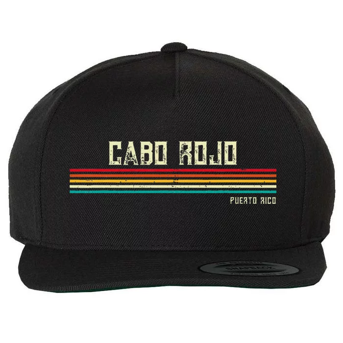 Cabo Rojo Puerto Rico Wool Snapback Cap