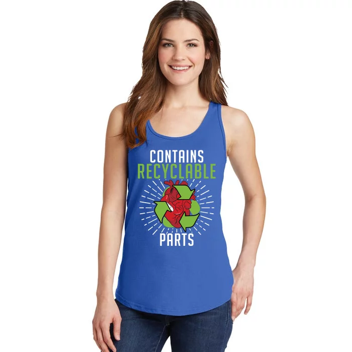 Contains Recyclable Parts Survivor Open Heart Surgery Great Gift Ladies Essential Tank