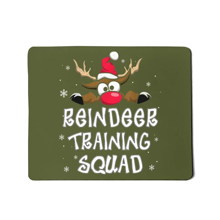 Christmas Running Reindeer Runner Training Squad Team Gifts Mousepad