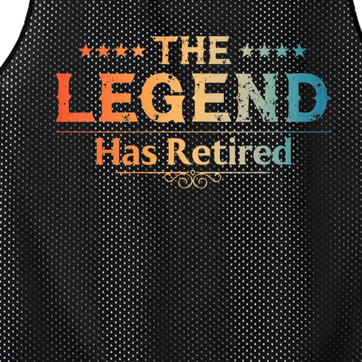 Cute Retired Retiring Retiree Retirement Mesh Reversible Basketball Jersey Tank