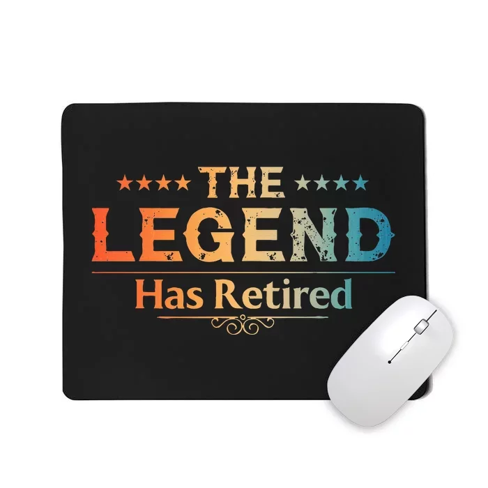 Cute Retired Retiring Retiree Retirement Mousepad