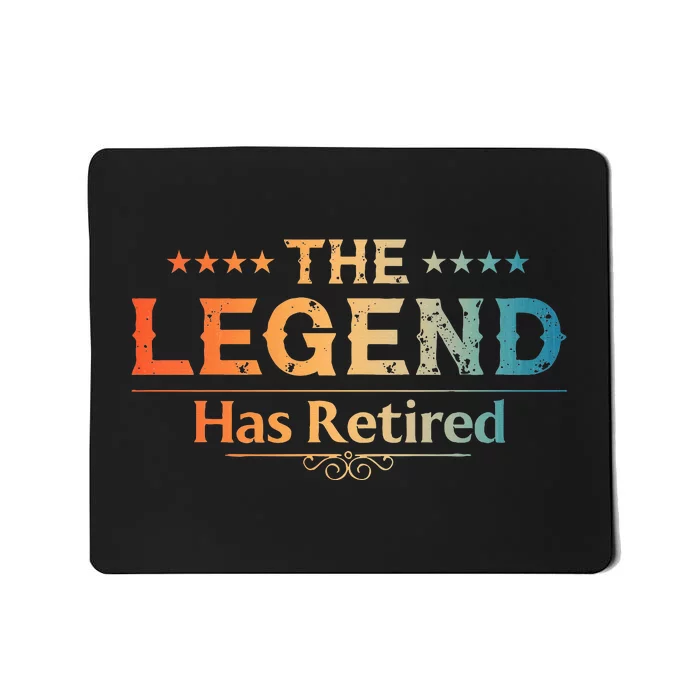 Cute Retired Retiring Retiree Retirement Mousepad