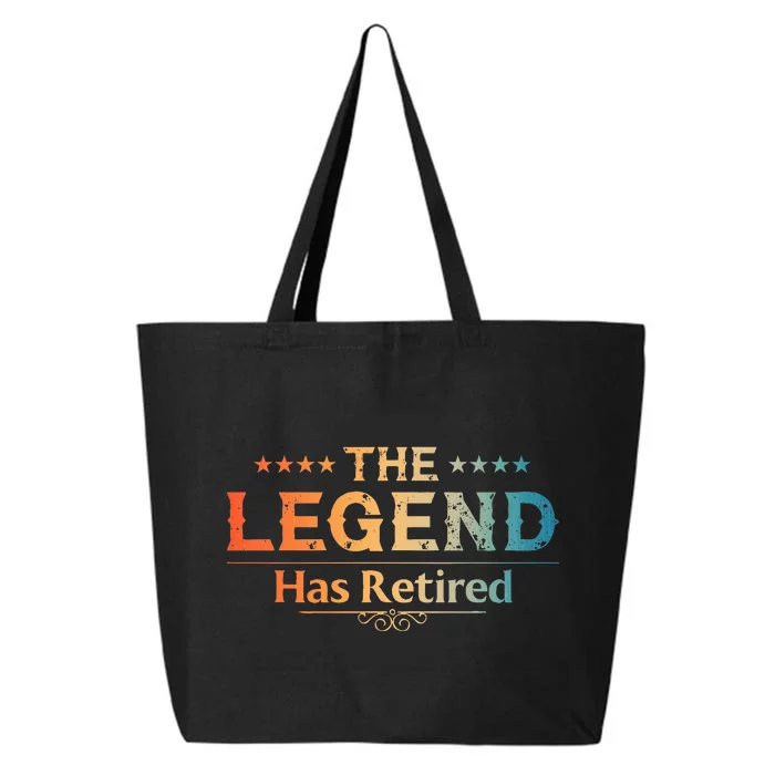 Cute Retired Retiring Retiree Retirement 25L Jumbo Tote