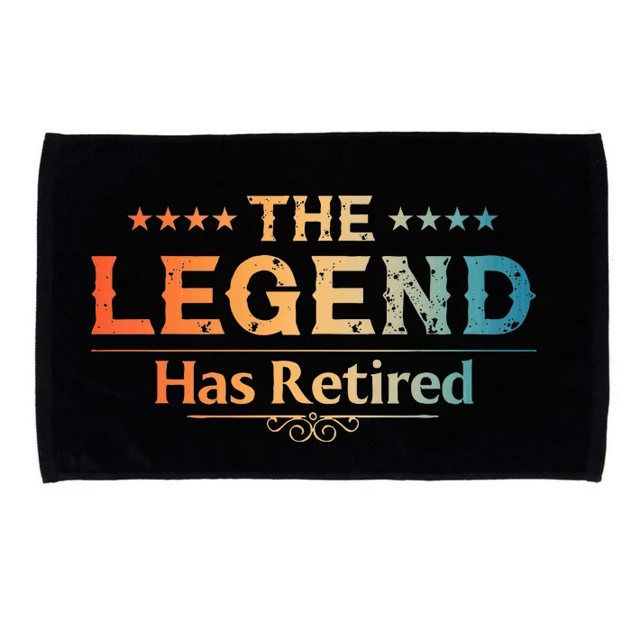 Cute Retired Retiring Retiree Retirement Microfiber Hand Towel