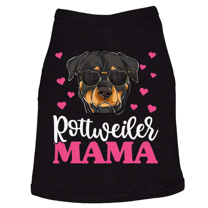 Cute Rottie Rottweiler Mama Mothers Day Dog Mom Doggie Tank