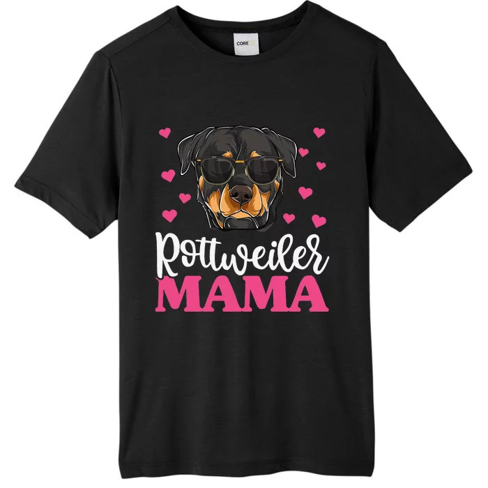 Cute Rottie Rottweiler Mama Mothers Day Dog Mom ChromaSoft Performance T-Shirt