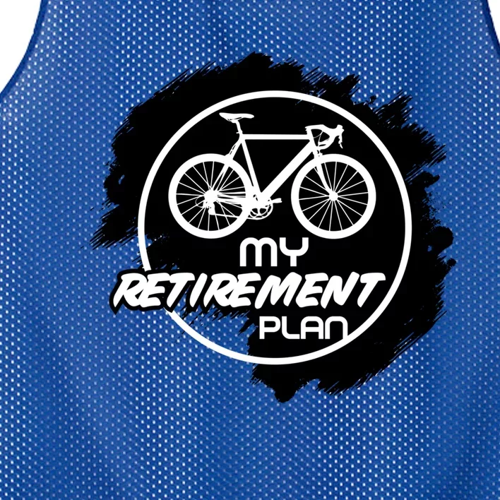 Cyclist Retiret Retired Bike My Retiret Plan Bicycle Meaningful Gift Mesh Reversible Basketball Jersey Tank