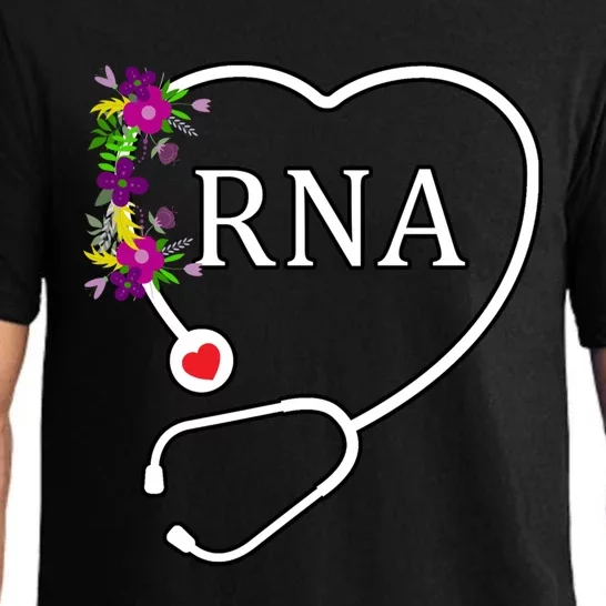 Cute Rna Restorative Nurse Assistant Aide Floral Stethoscope Gift Pajama Set