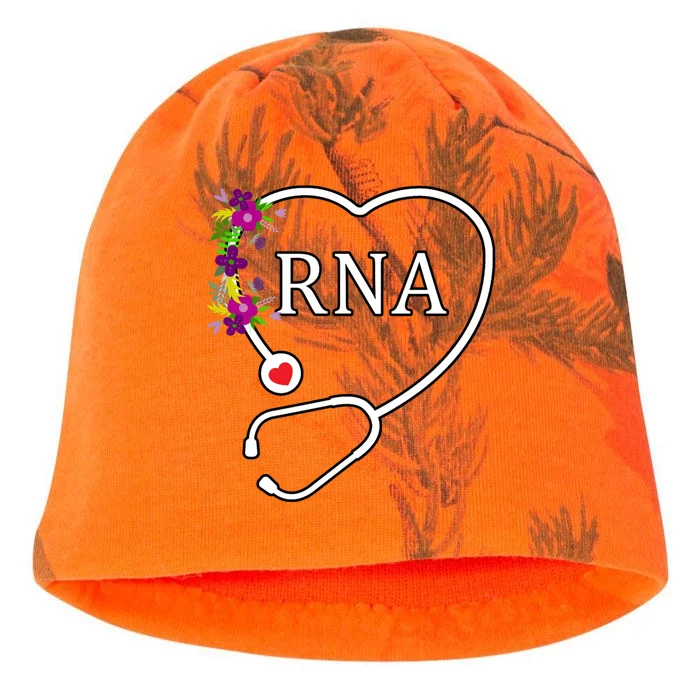 Cute Rna Restorative Nurse Assistant Aide Floral Stethoscope Gift Kati - Camo Knit Beanie