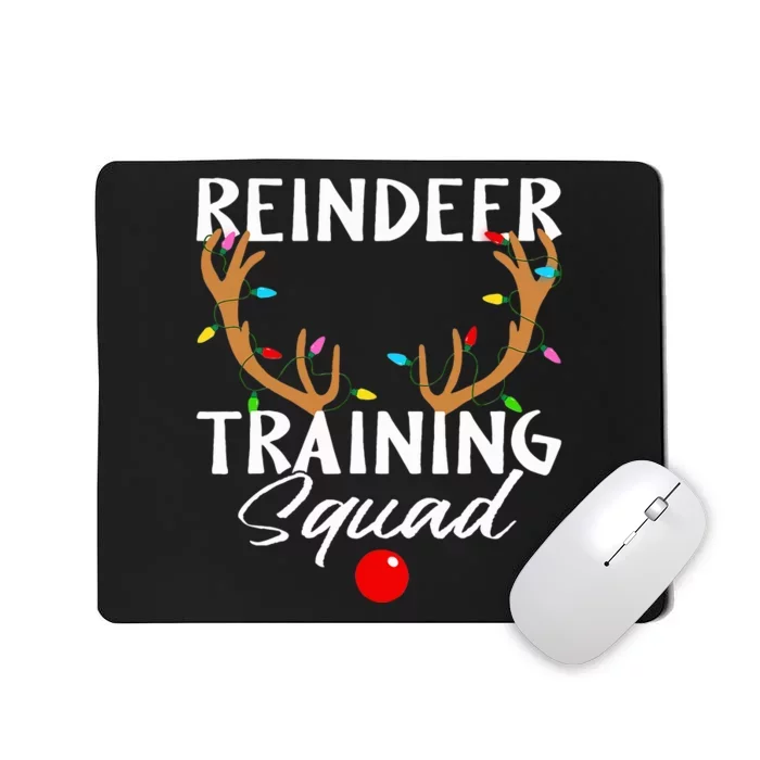 Christmas Running Reindeer Runner Training Squad Team Gifts Mousepad