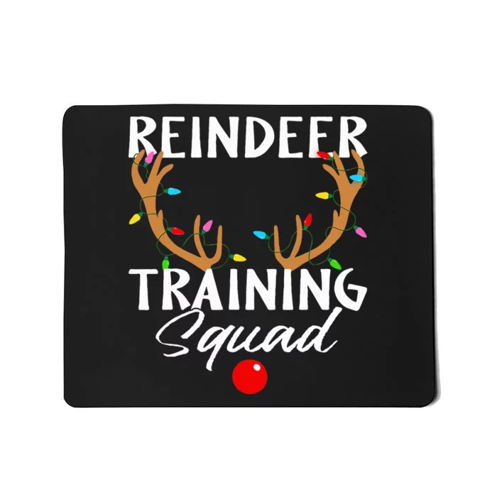 Christmas Running Reindeer Runner Training Squad Team Gifts Mousepad