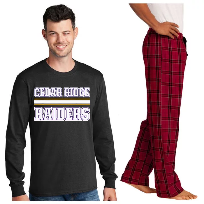 Cedar Ridge Raiders Horizontal Stripes Long Sleeve Pajama Set