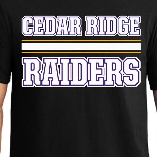 Cedar Ridge Raiders Horizontal Stripes Pajama Set