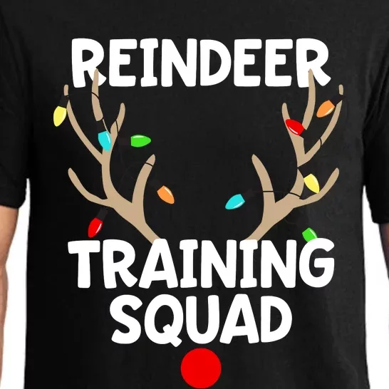 Christmas Running Reindeer Training Squad Matching 5k Pajama Set