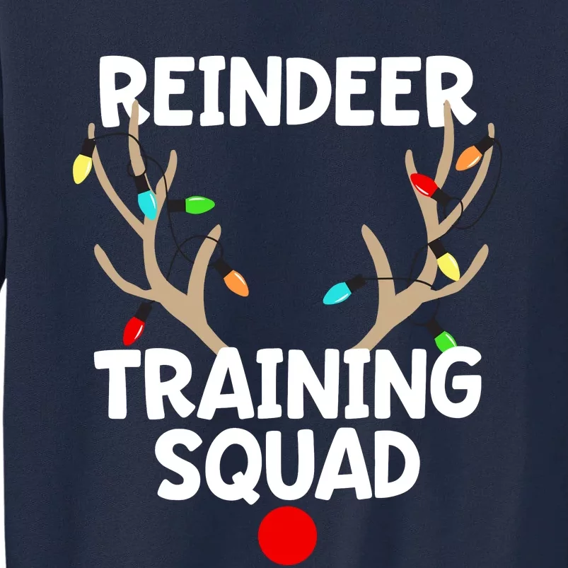 Christmas Running Reindeer Training Squad Matching 5k Tall Sweatshirt