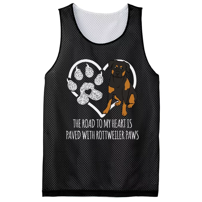 Cute Rottie Rottweiler Saying Mesh Reversible Basketball Jersey Tank