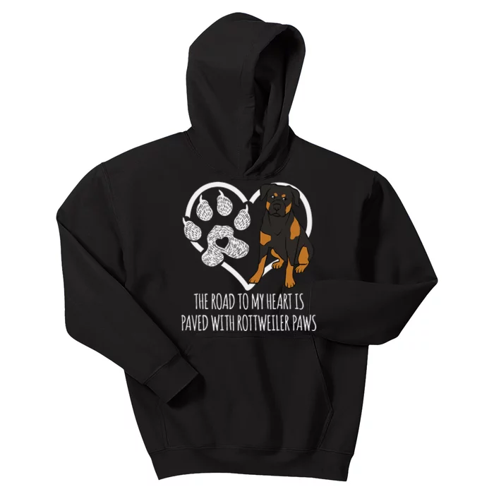 Cute Rottie Rottweiler Saying Kids Hoodie