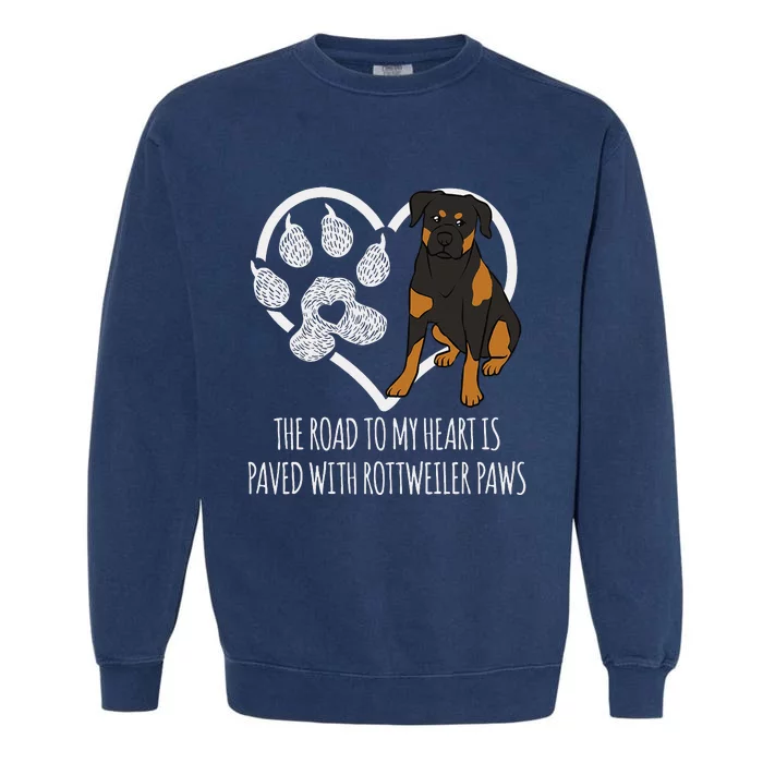 Cute Rottie Rottweiler Saying Garment-Dyed Sweatshirt