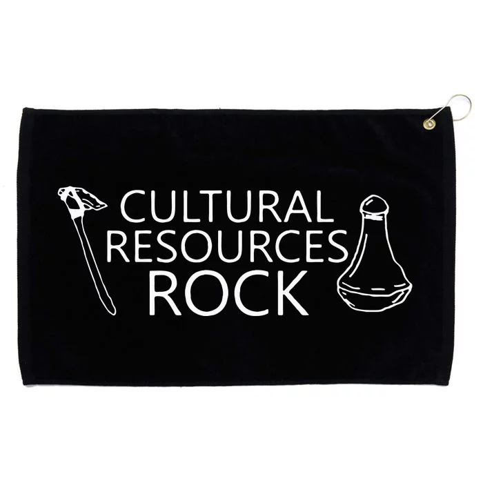 Cultural Resources Rock Grommeted Golf Towel