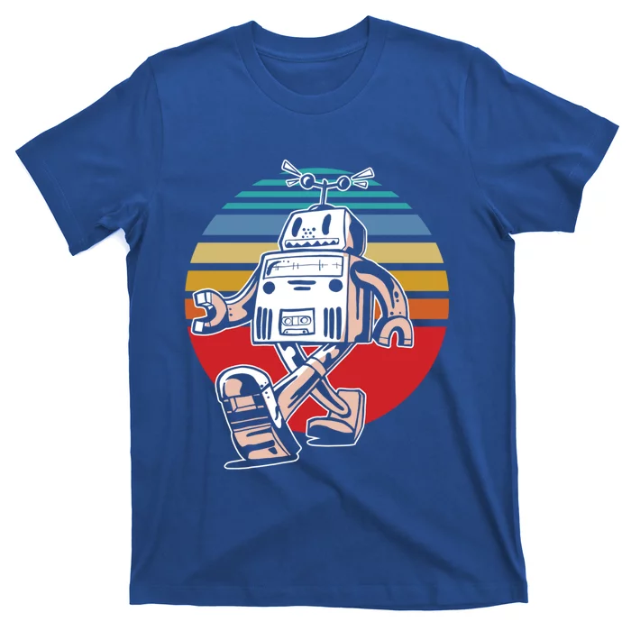 Cute Retro Robot Fan Robotics Science Student Robot Lover Gift T-Shirt