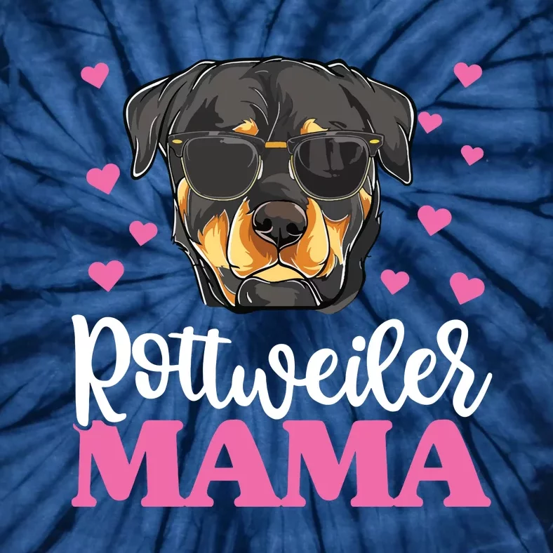 Cute Rottie Rottweiler Mama Shirts Mothers Day Dog Mom Tie-Dye T-Shirt