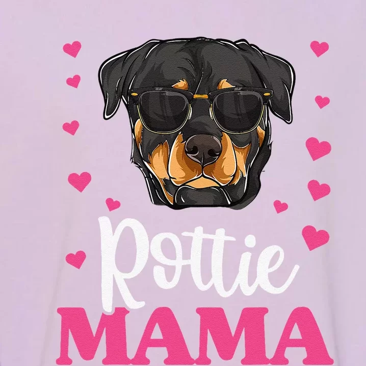 Cute Rottweiler Rottie Mama Mothers Day Dog Mom Garment-Dyed Sweatshirt