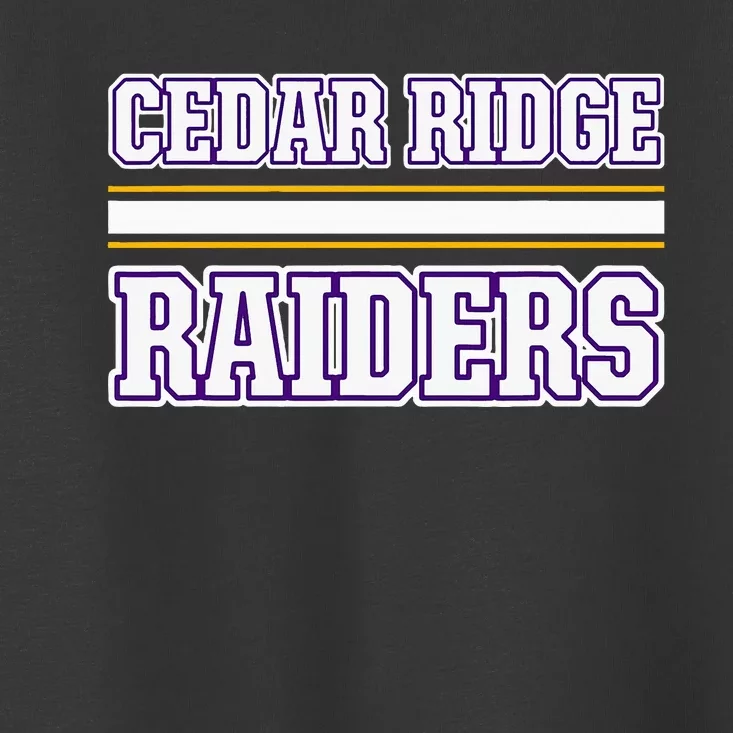 Cedar Ridge Raiders Horizontal Stripes Toddler T-Shirt