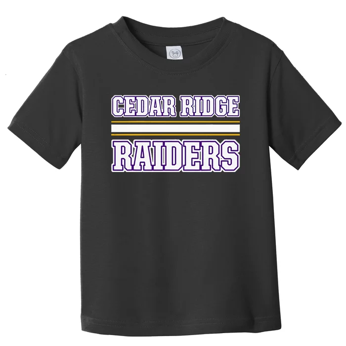 Cedar Ridge Raiders Horizontal Stripes Toddler T-Shirt