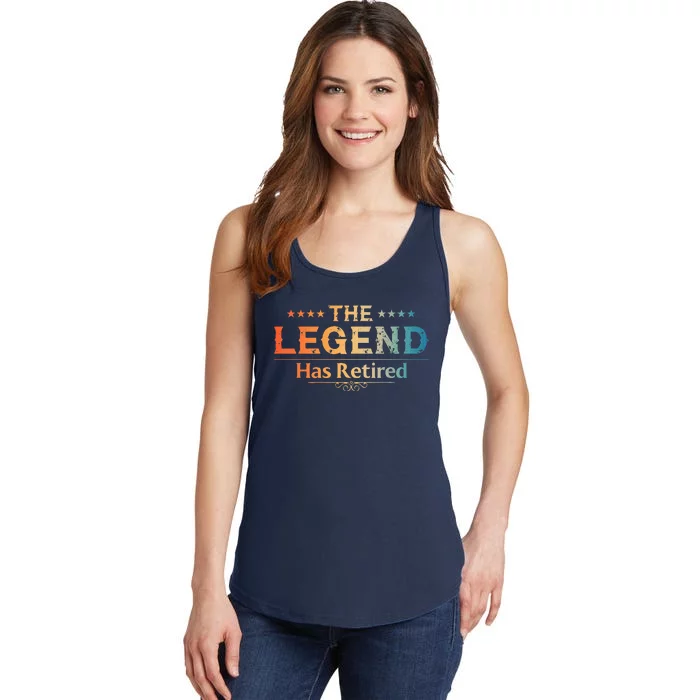 Cute Retired Retiring Retiree Retirement Ladies Essential Tank