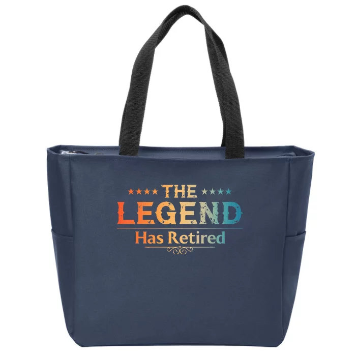 Cute Retired Retiring Retiree Retirement Zip Tote Bag