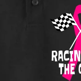 Car Races Racing For A Cure Pink Ribbon Breast Cancer Dry Zone Grid Performance Polo