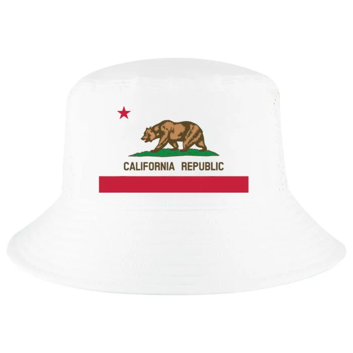 California Republic State Flag Cool Comfort Performance Bucket Hat