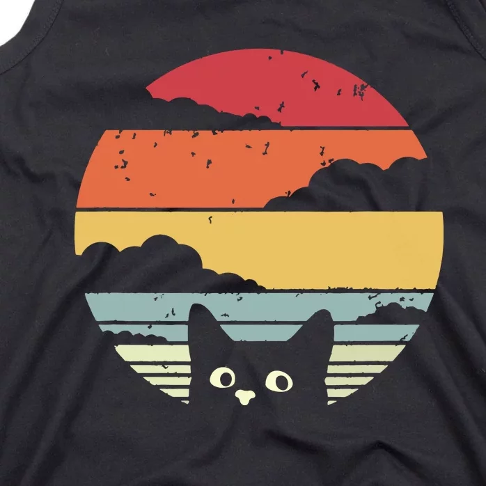 Cat Retro Style Tank Top